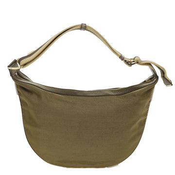 GUCCI Sherry Line Shoulder Bag Canvas Gold Auth ac1764 - 0