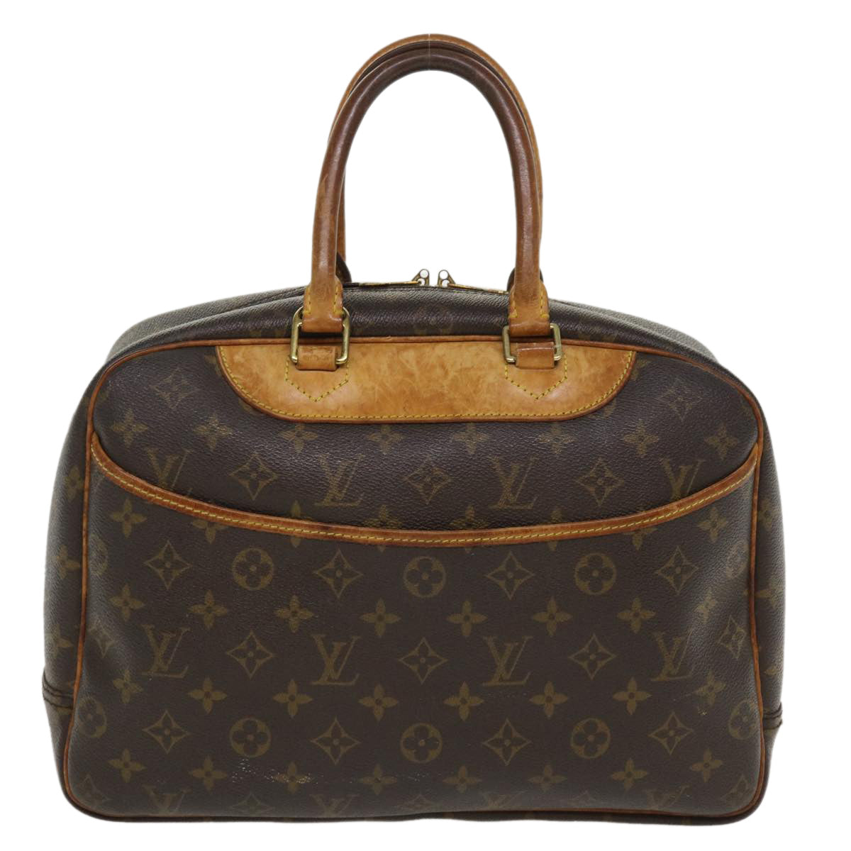 LOUIS VUITTON Monogram Deauville Hand Bag M47270 LV Auth ac1775