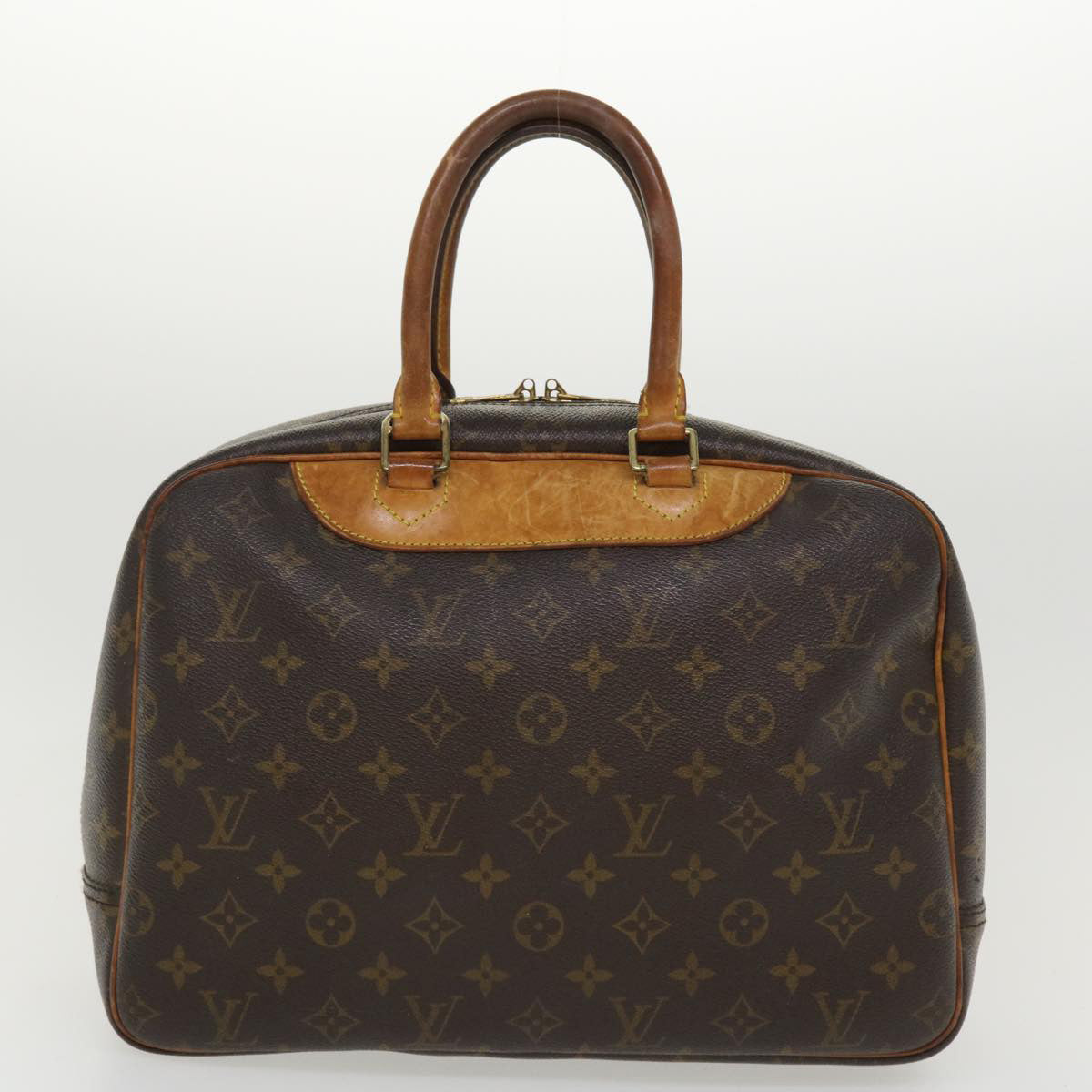 LOUIS VUITTON Monogram Deauville Hand Bag M47270 LV Auth ac1775