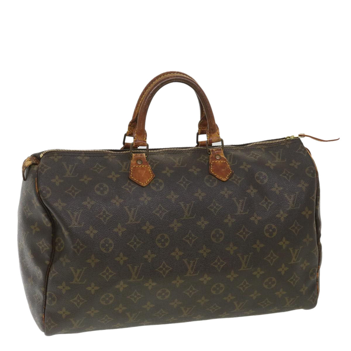 LOUIS VUITTON Monogram Speedy 40 Hand Bag M41522 LV Auth ac1781