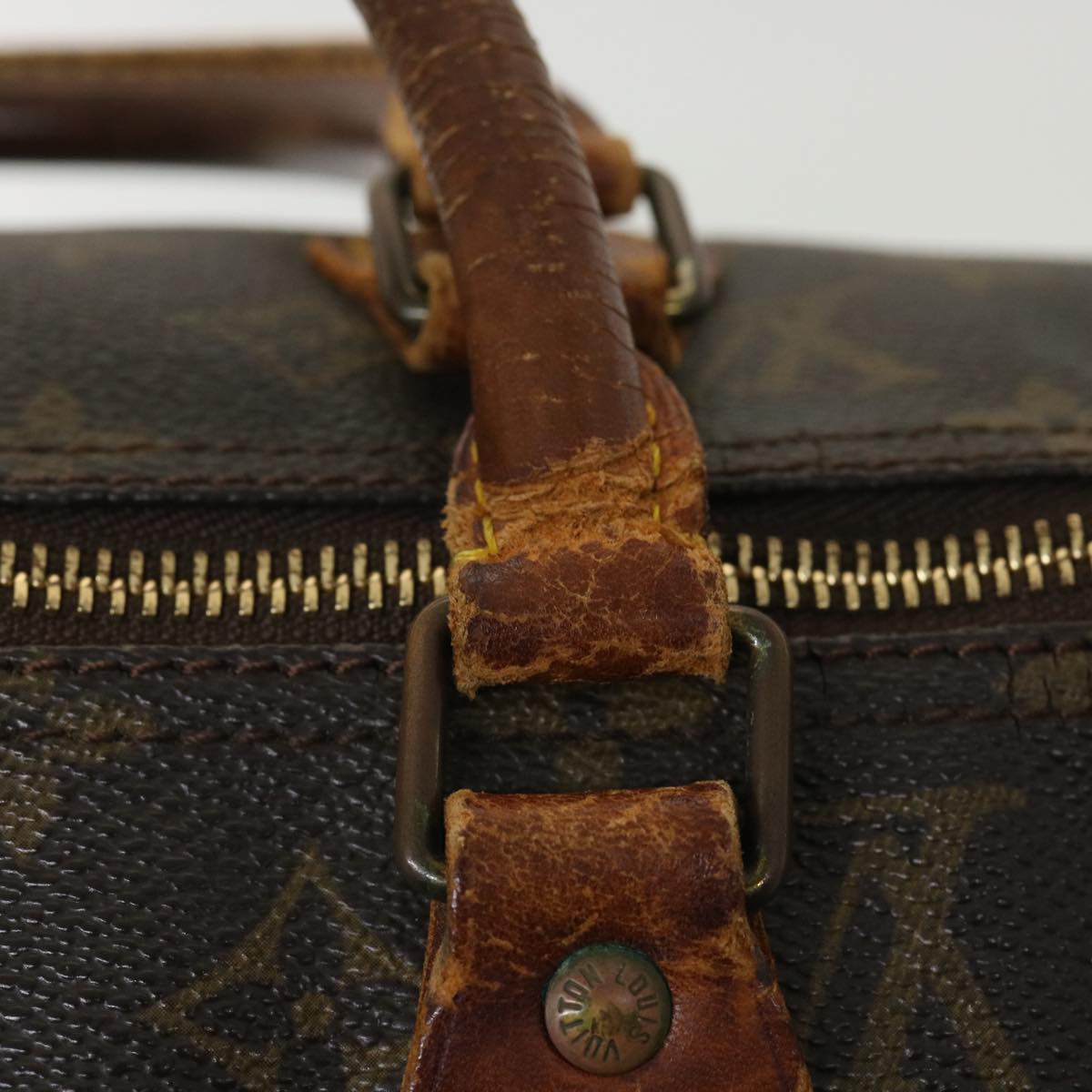 LOUIS VUITTON Monogram Speedy 40 Hand Bag M41522 LV Auth ac1781