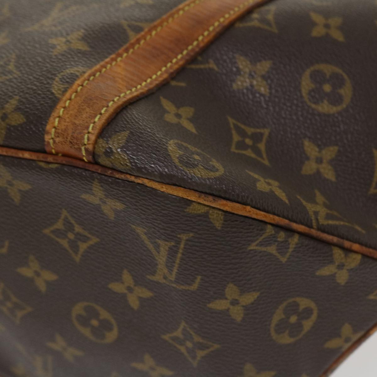 LOUIS VUITTON Monogram Sac Shopping Tote Bag M51108 LV Auth ac1783