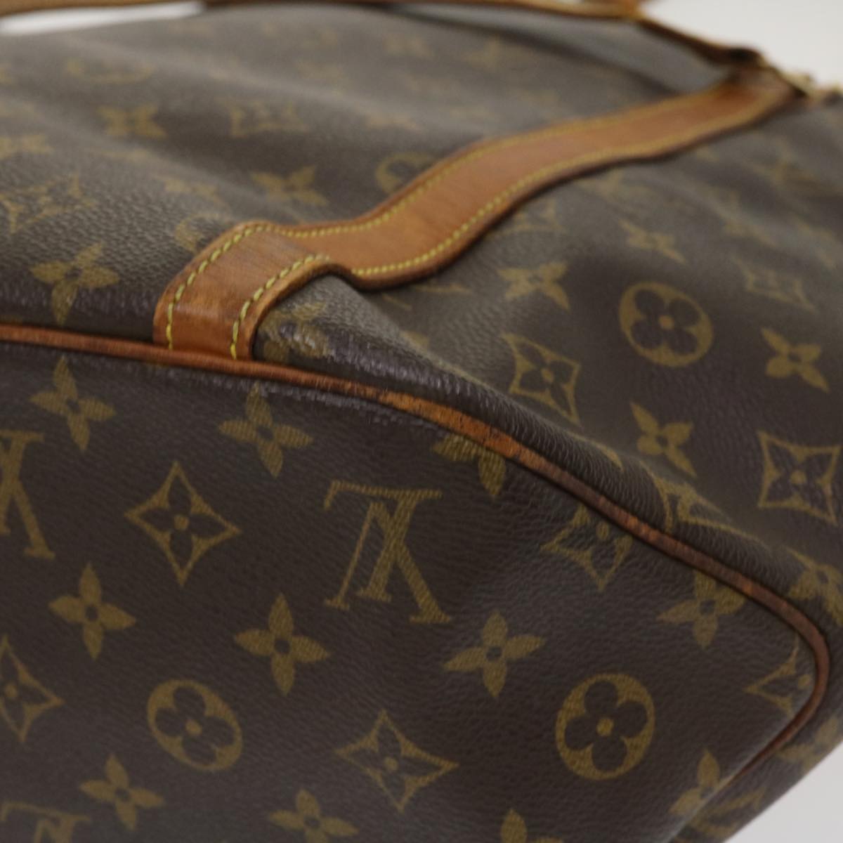 LOUIS VUITTON Monogram Sac Shopping Tote Bag M51108 LV Auth ac1783