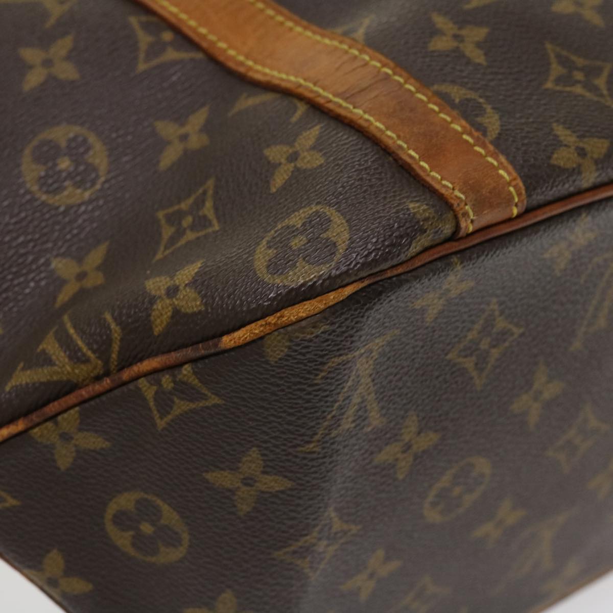 LOUIS VUITTON Monogram Sac Shopping Tote Bag M51108 LV Auth ac1783