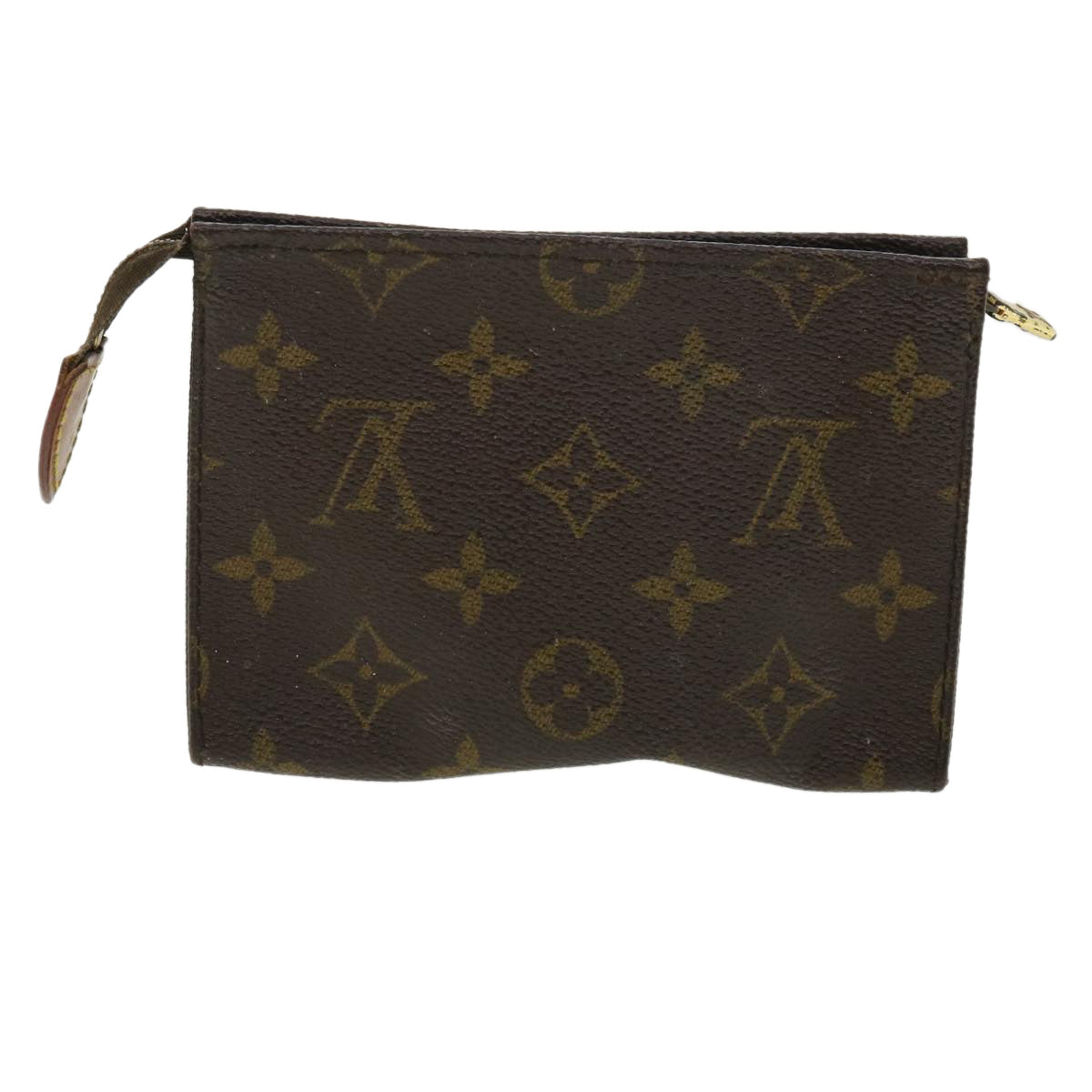 LOUIS VUITTON Monogram Poche Toilette 15 Pouch M47546 LV Auth ac1789 - 0