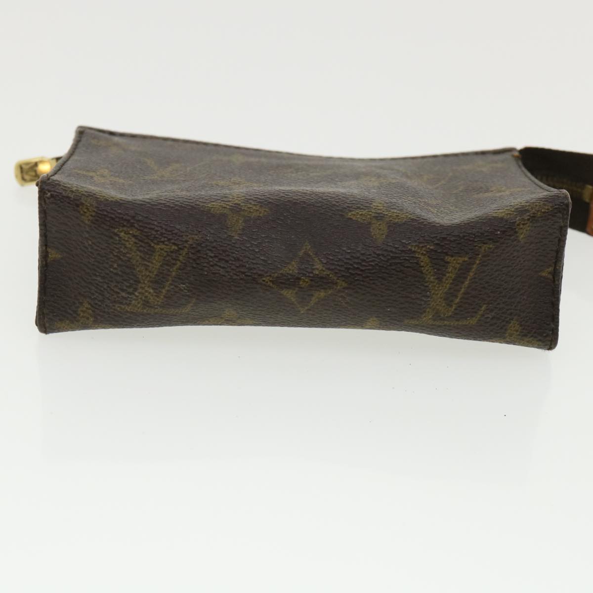 LOUIS VUITTON Monogram Poche Toilette 15 Pouch M47546 LV Auth ac1789