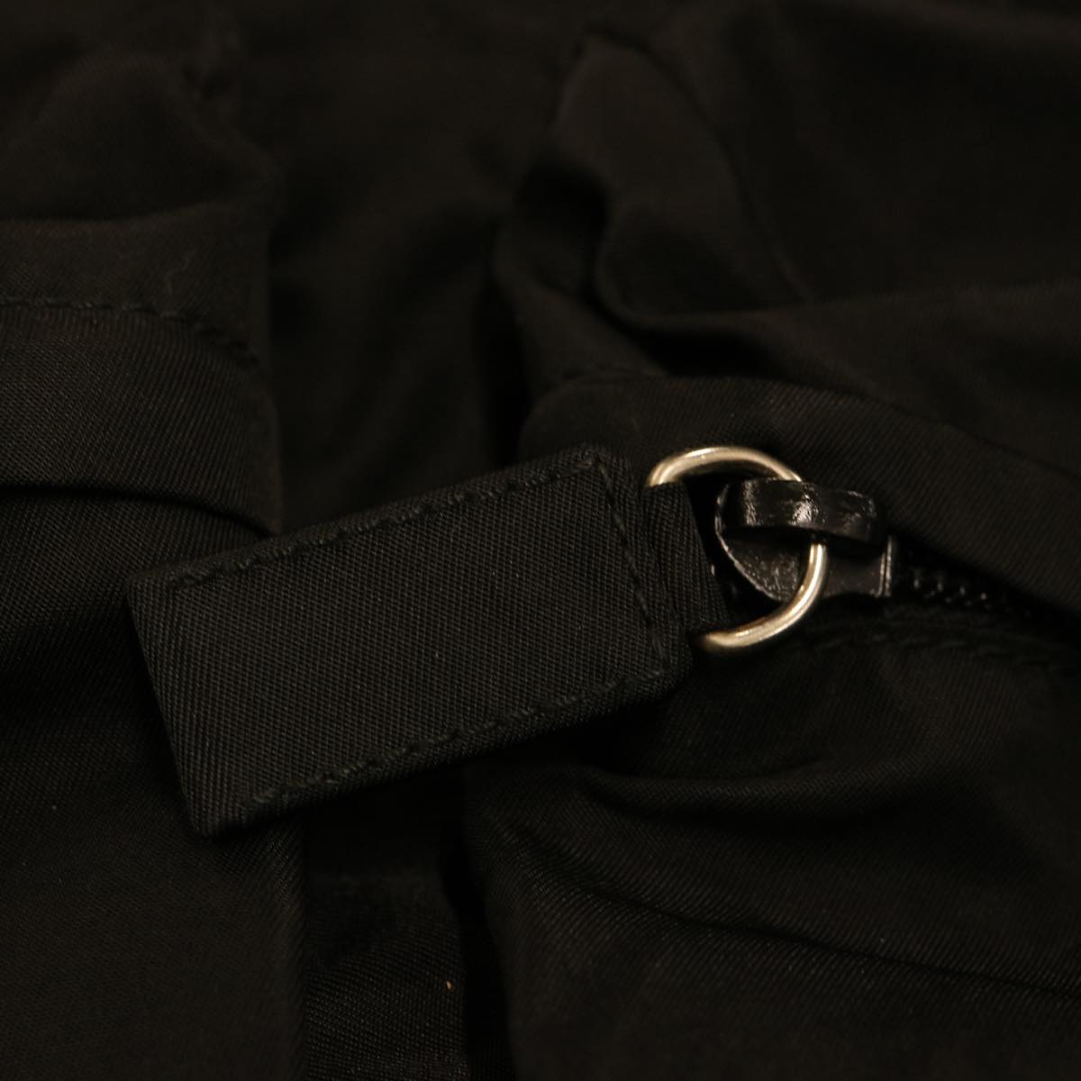 PRADA Garment Cover Nylon Black Auth ac1810