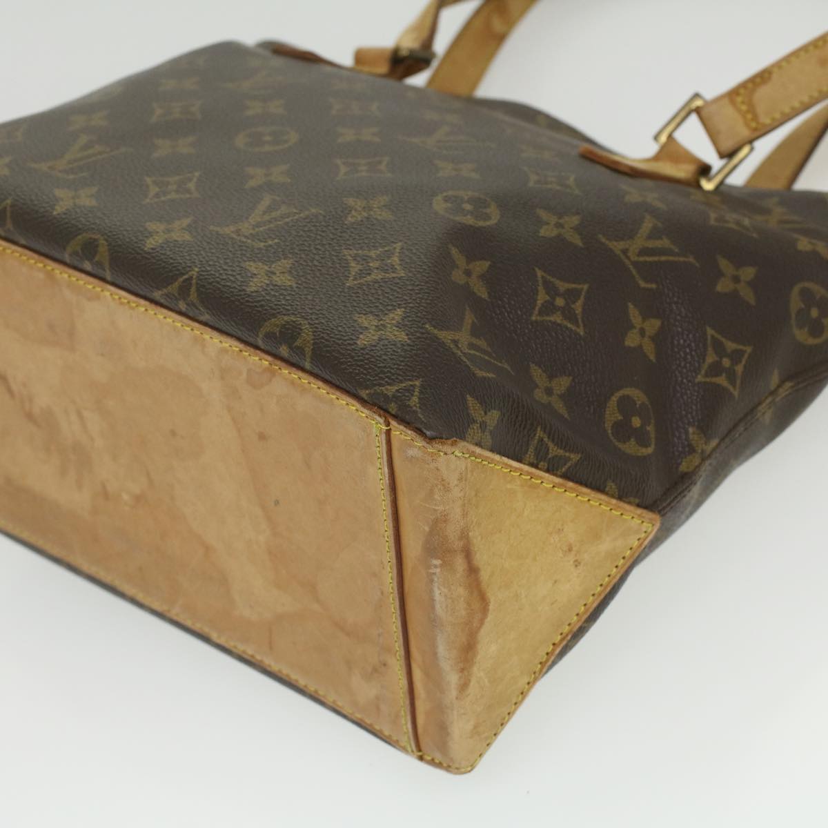 LOUIS VUITTON Monogram Cabas Piano Tote Bag M51148 LV Auth ac1816