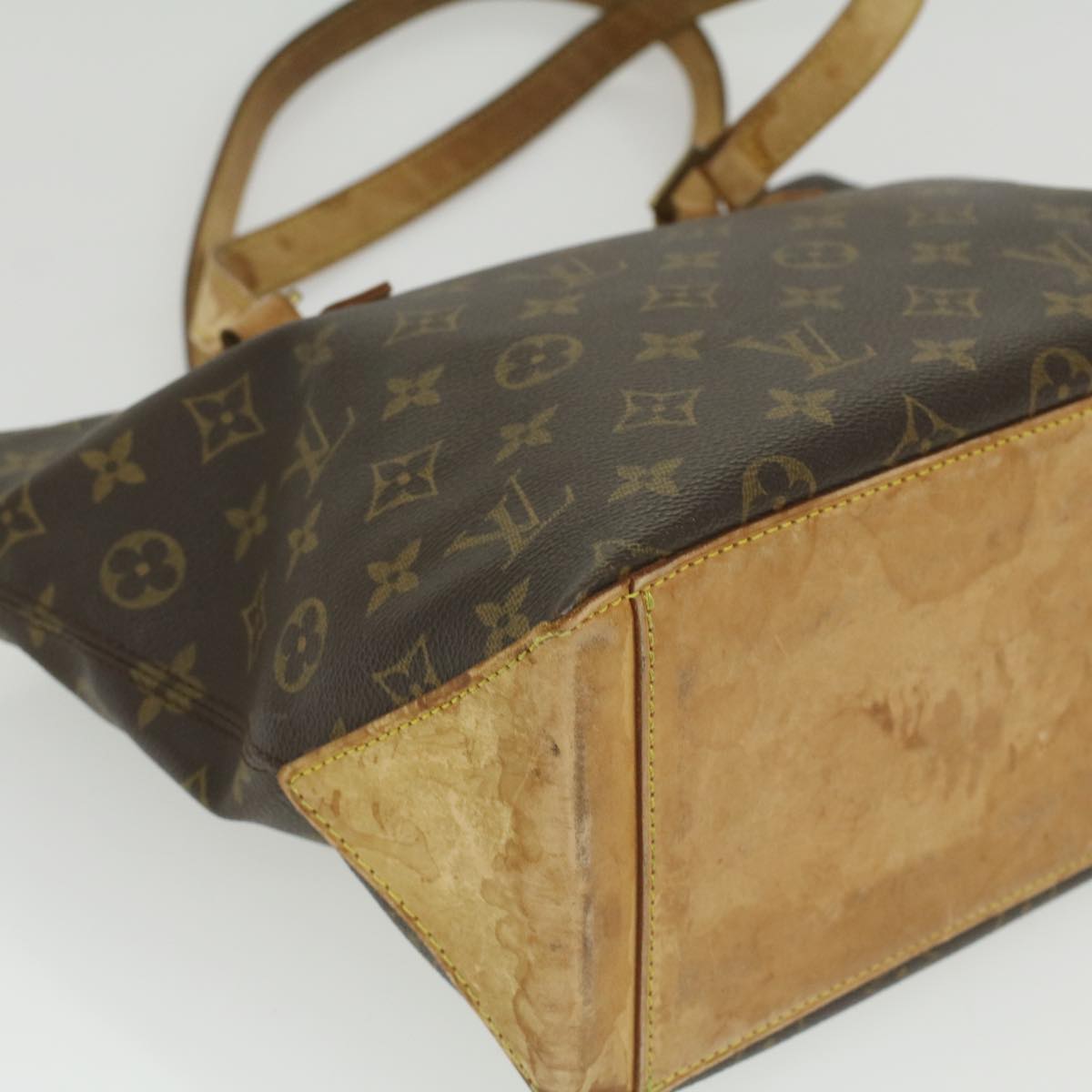 LOUIS VUITTON Monogram Cabas Piano Tote Bag M51148 LV Auth ac1816