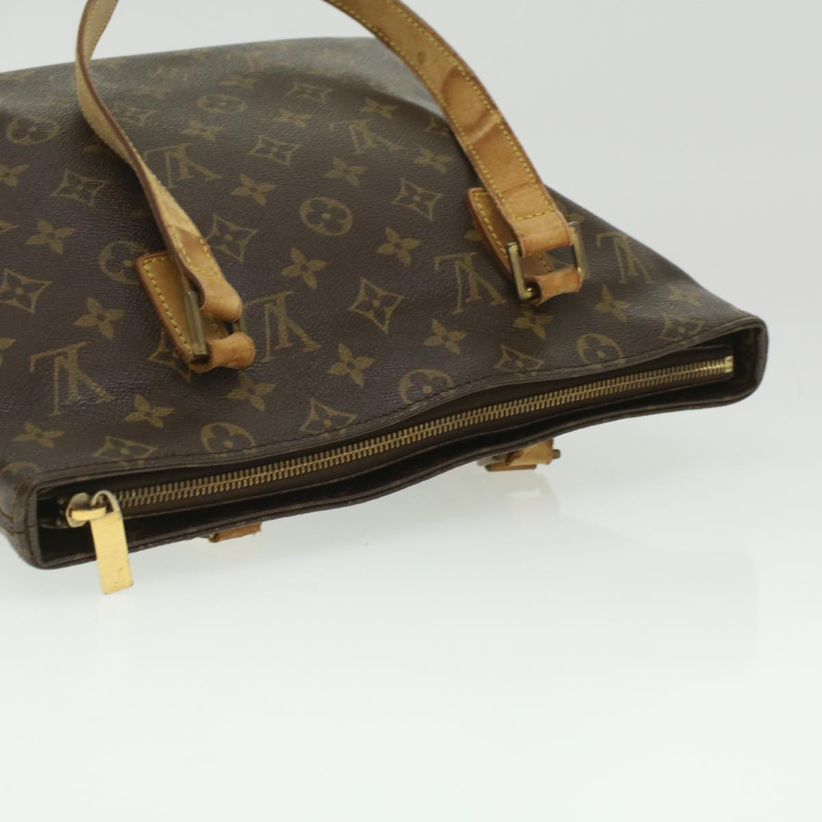 LOUIS VUITTON Monogram Cabas Piano Tote Bag M51148 LV Auth ac1816