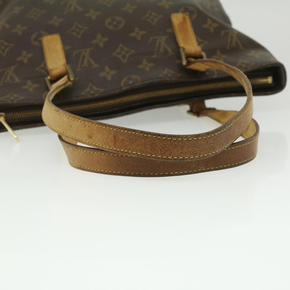 LOUIS VUITTON Monogram Cabas Piano Tote Bag M51148 LV Auth ac1816