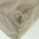 PRADA Shoulder Bag Nylon Beige Auth ac1841-9