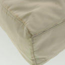 PRADA Shoulder Bag Nylon Beige Auth ac1841-16