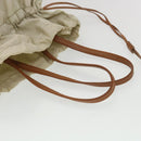 PRADA Shoulder Bag Nylon Beige Auth ac1841-7