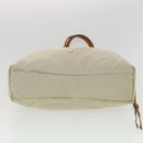 PRADA Shoulder Bag Nylon Beige Auth ac1841-5