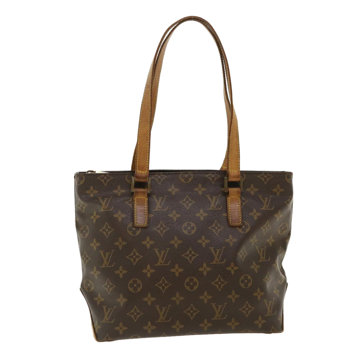 LOUIS VUITTON Monogram Cabas Piano Tote Bag M51148 LV Auth ac1882