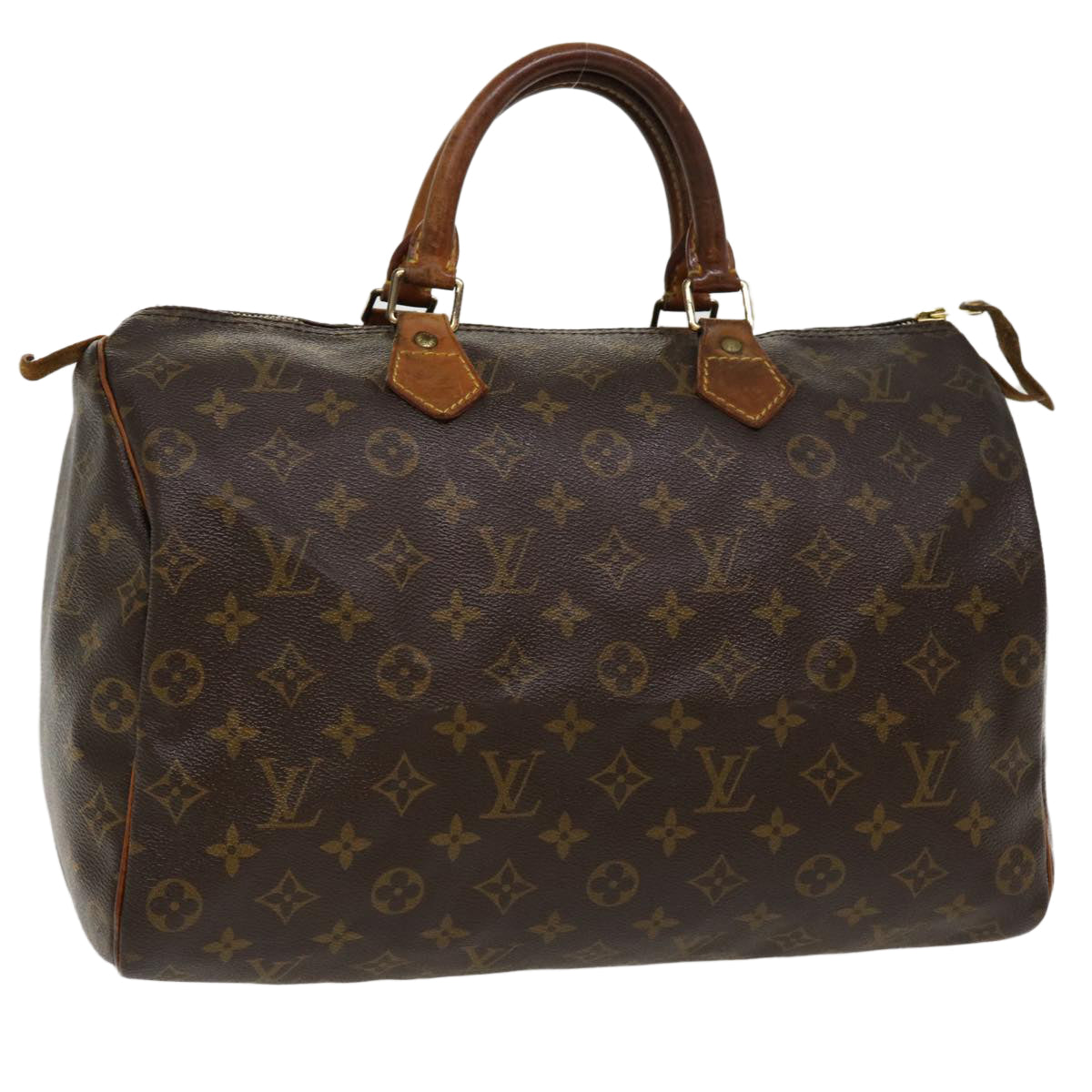 LOUIS VUITTON Monogram Speedy 35 Hand Bag M41524 LV Auth ac1889