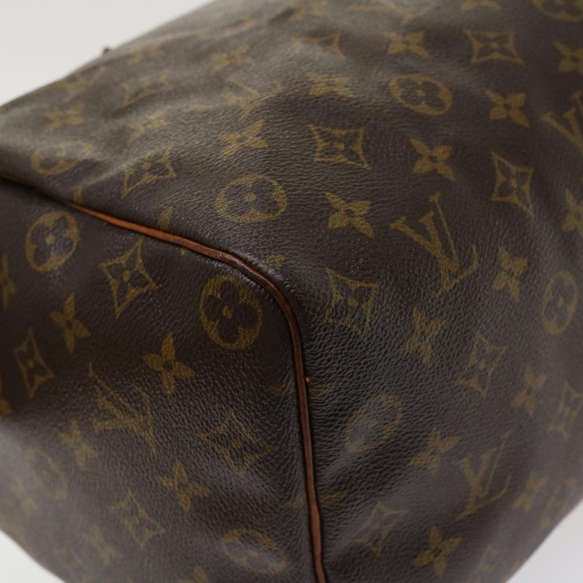 LOUIS VUITTON Monogram Speedy 35 Hand Bag M41524 LV Auth ac1889