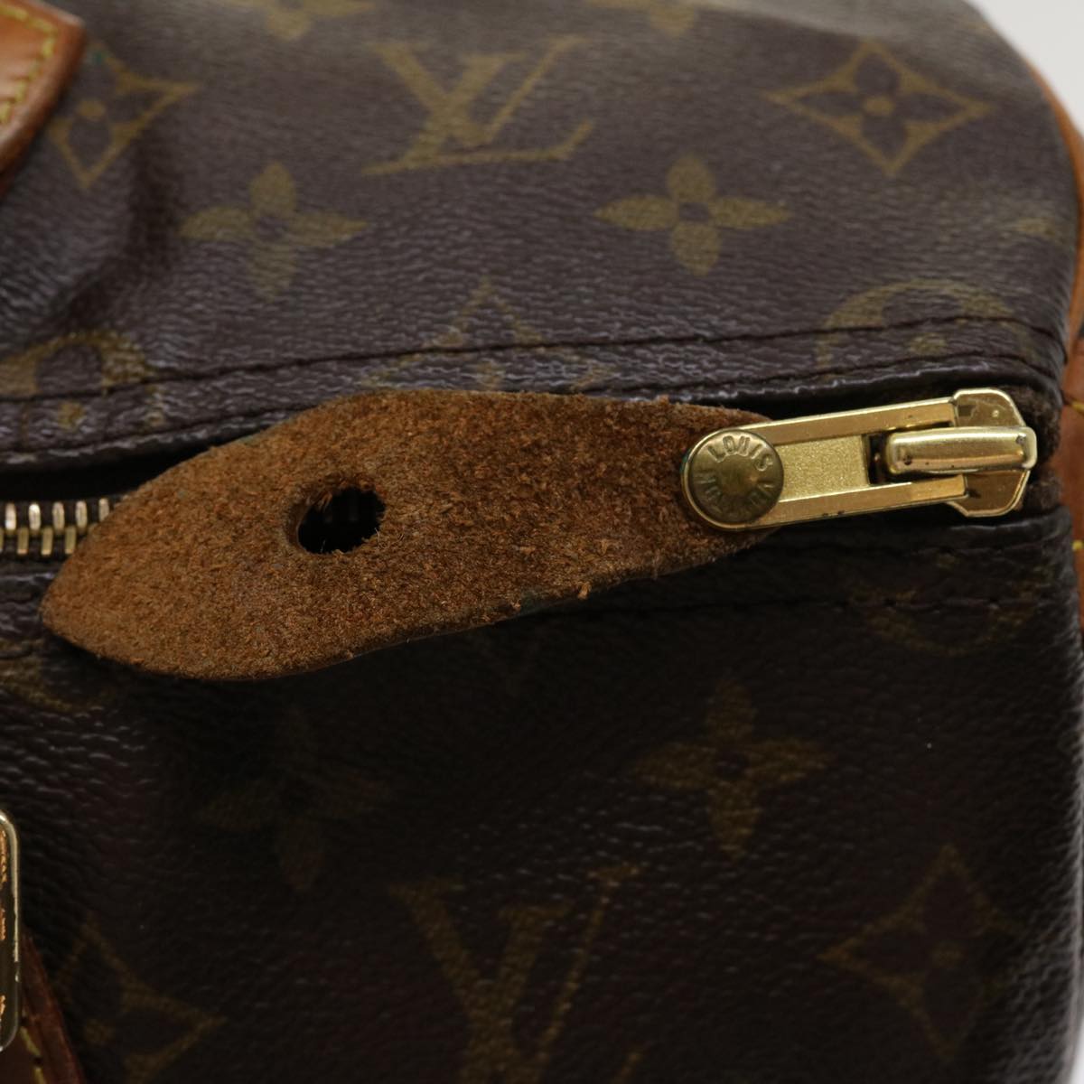 LOUIS VUITTON Monogram Speedy 35 Hand Bag M41524 LV Auth ac1889