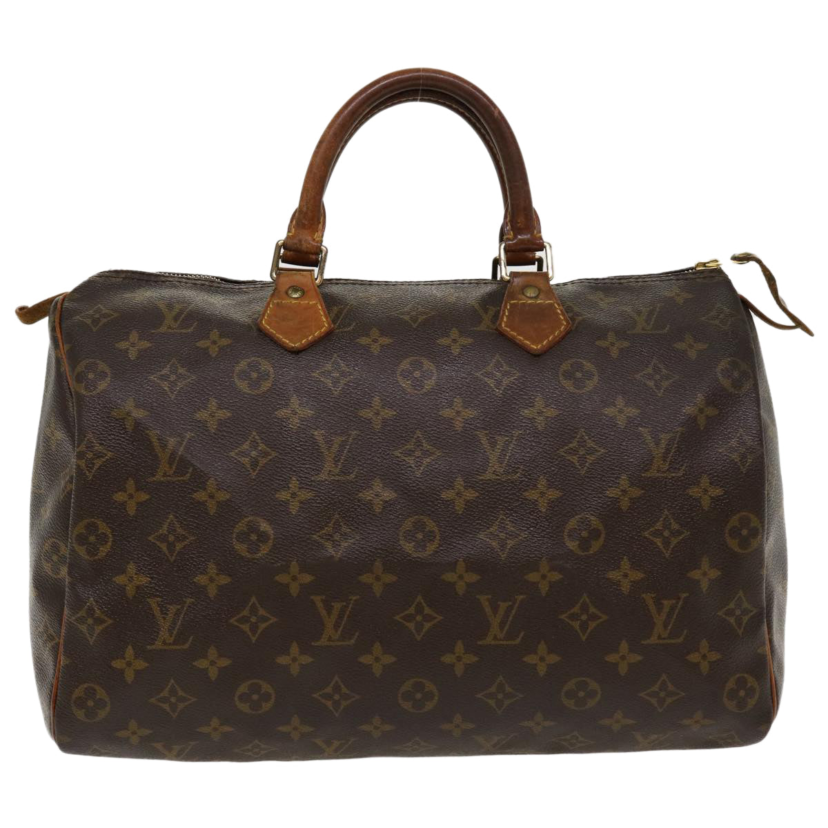 LOUIS VUITTON Monogram Speedy 35 Hand Bag M41524 LV Auth ac1889