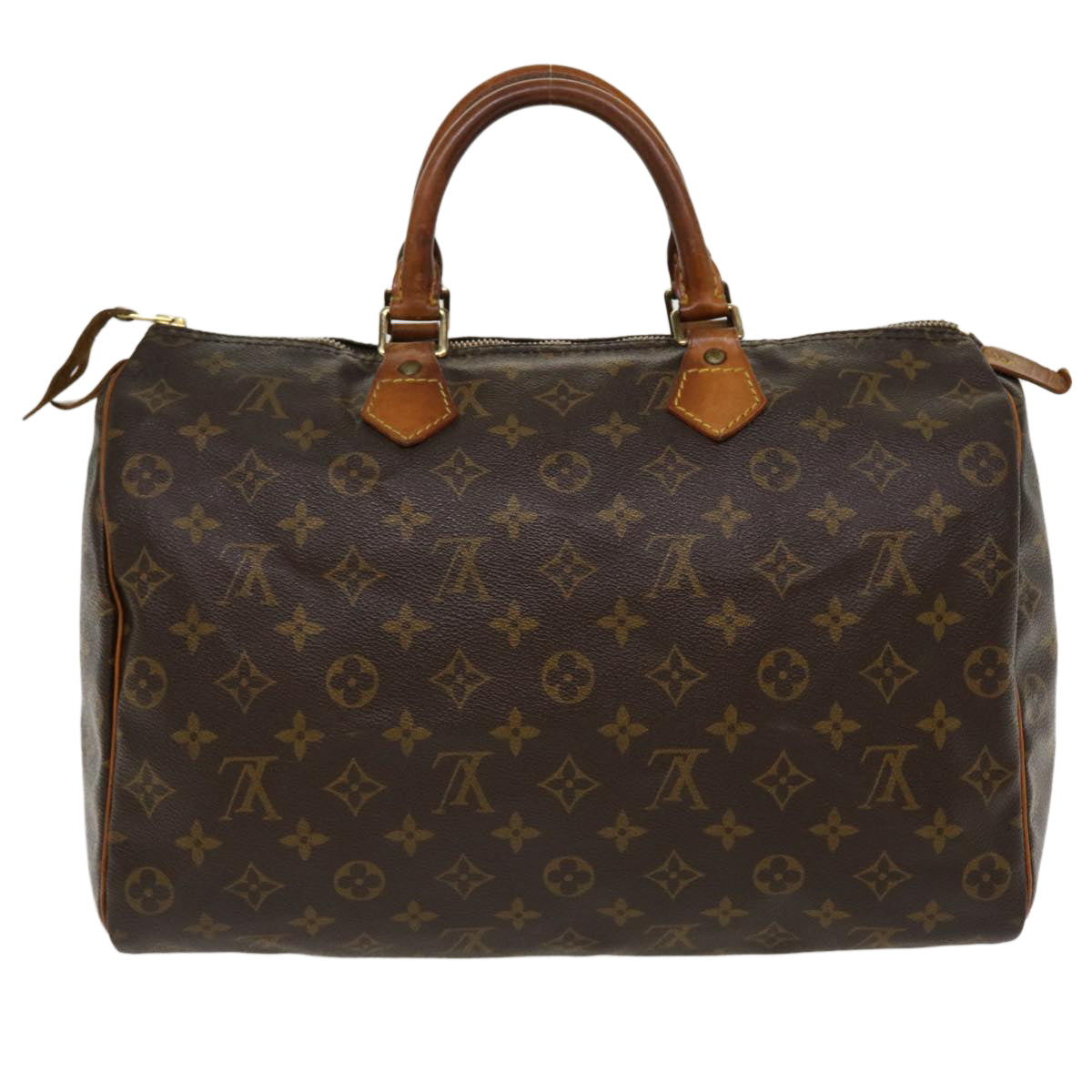 LOUIS VUITTON Monogram Speedy 35 Hand Bag M41524 LV Auth ac1889 - 0