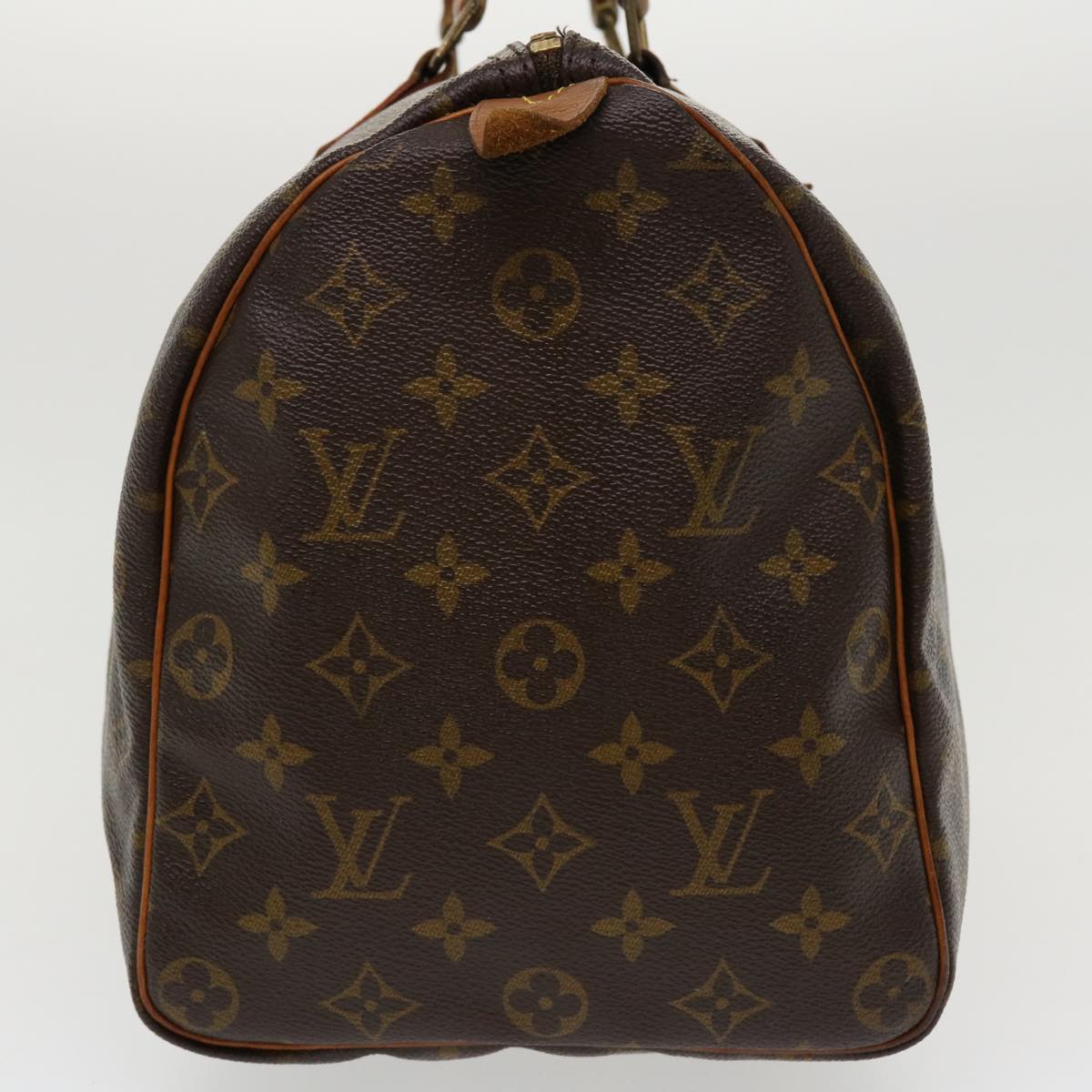 LOUIS VUITTON Monogram Speedy 35 Hand Bag M41524 LV Auth ac1889