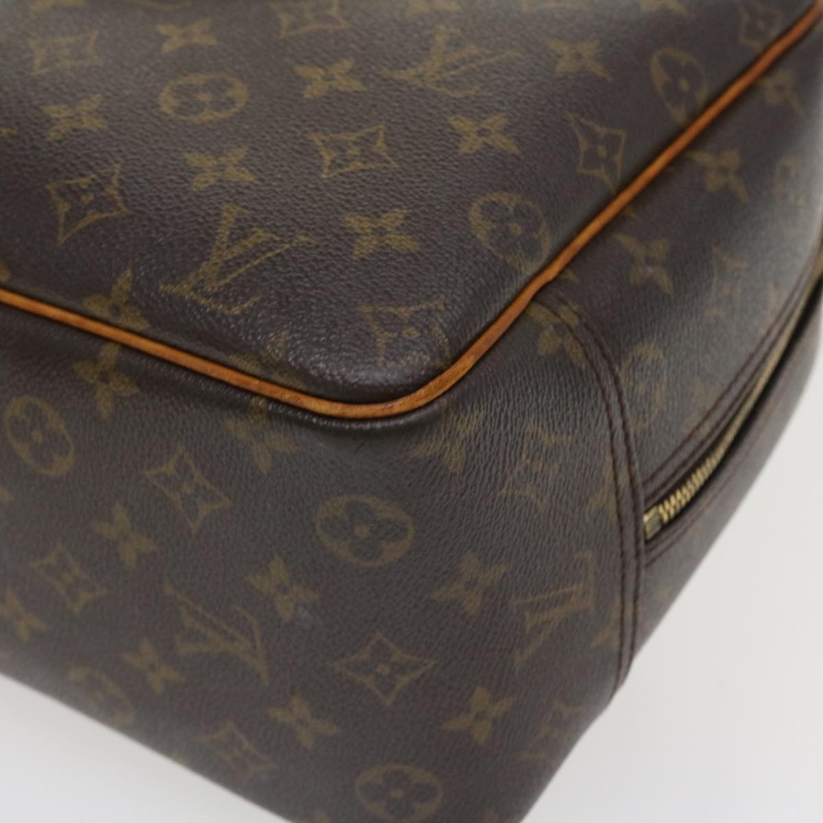 LOUIS VUITTON Monogram Deauville Hand Bag M47270 LV Auth ac1893