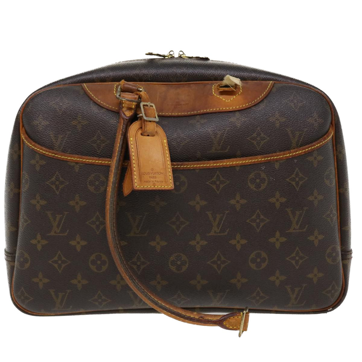 LOUIS VUITTON Monogram Deauville Hand Bag M47270 LV Auth ac1893