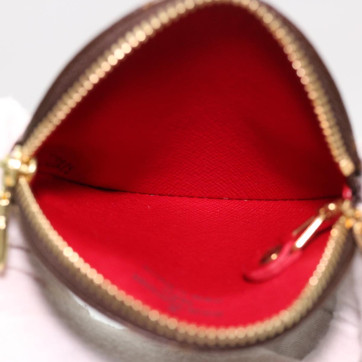 LOUIS VUITTON Monogram Cherry Porte Monnaie Ron Coin Purse M95043 LV Auth ac1922