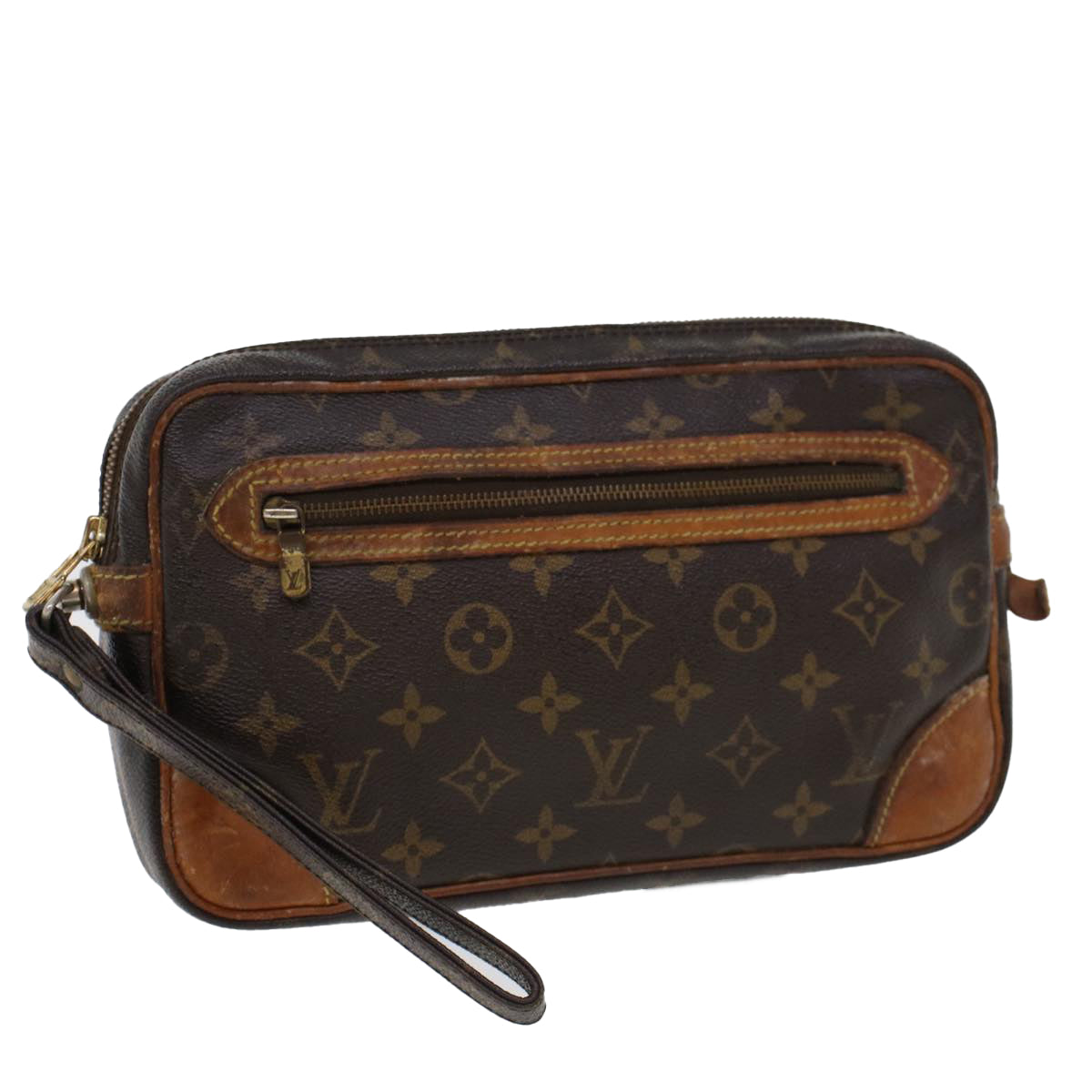 LOUIS VUITTON Monogram Marly Dragonne GM Clutch Bag M51825 LV Auth ac1933