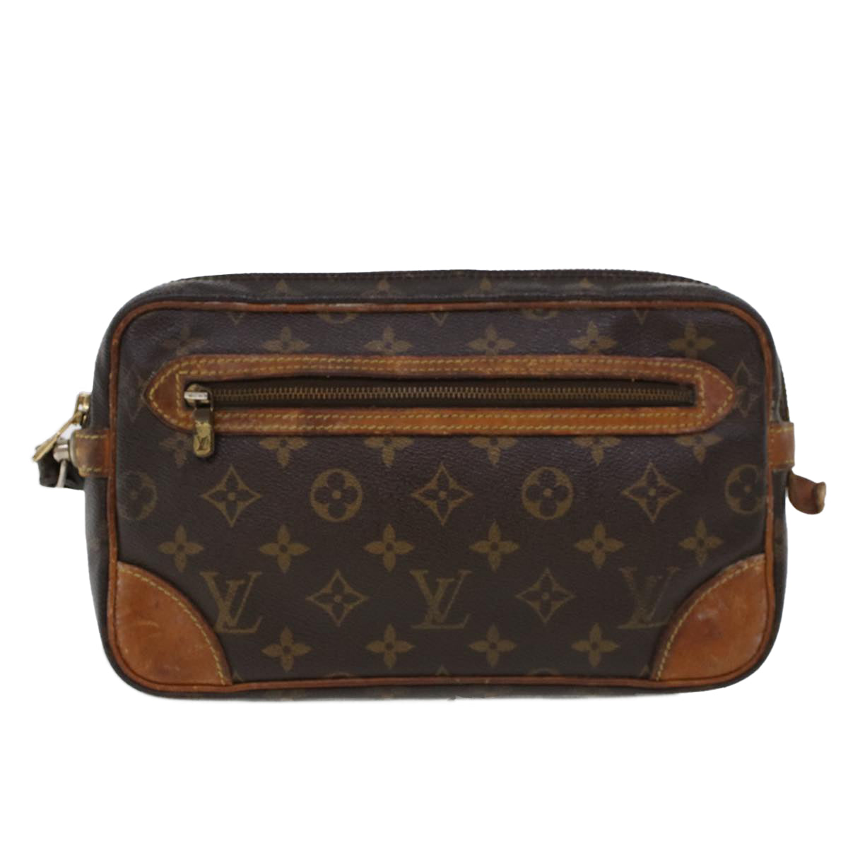 LOUIS VUITTON Monogram Marly Dragonne GM Clutch Bag M51825 LV Auth ac1933