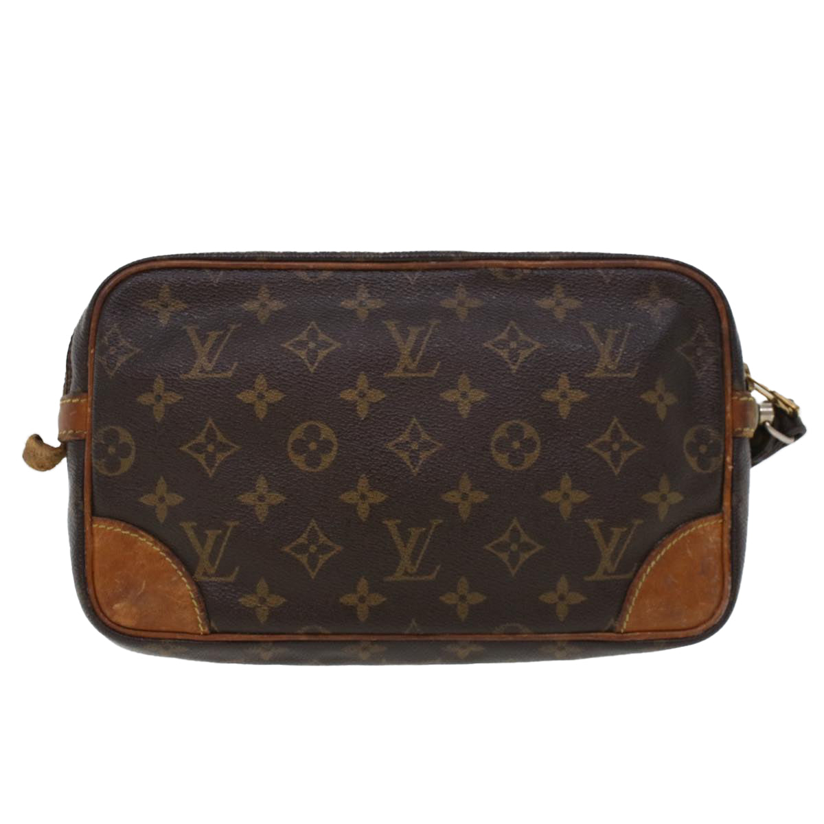 LOUIS VUITTON Monogram Marly Dragonne GM Clutch Bag M51825 LV Auth ac1933