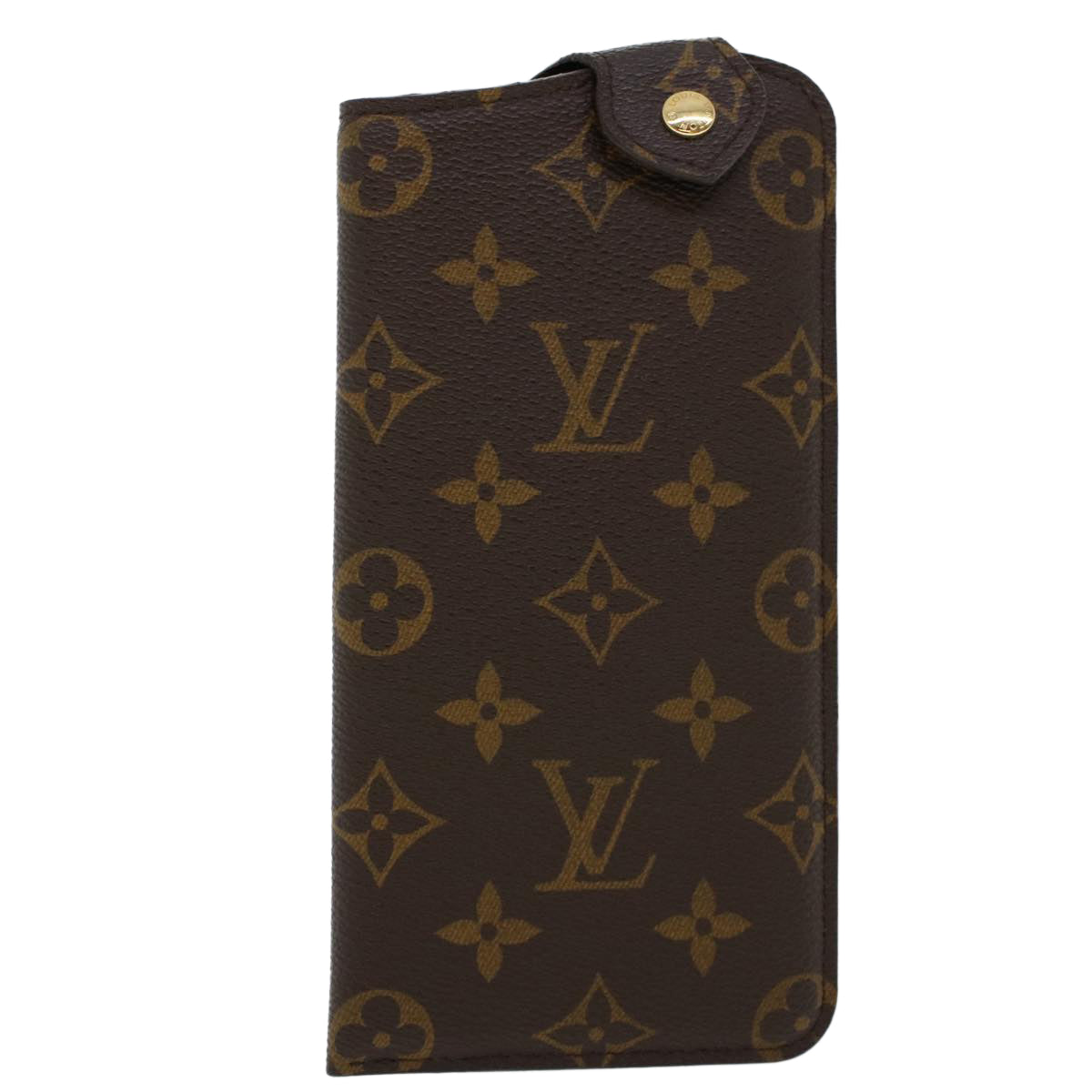 LOUIS VUITTON Monogram Etui Lunette MM Glasses Case M66544 LV Auth ac1959