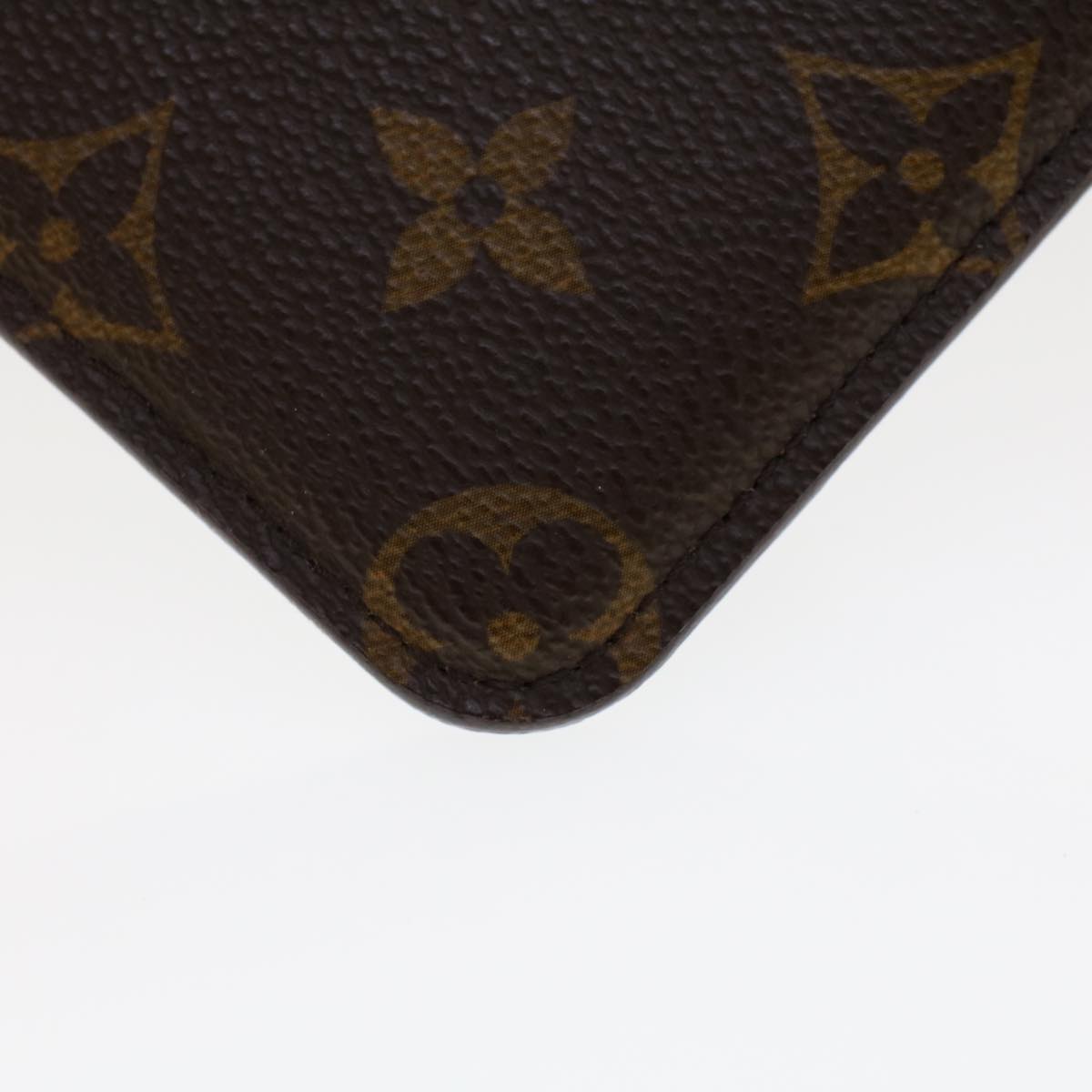 LOUIS VUITTON Monogram Etui Lunette MM Glasses Case M66544 LV Auth ac1959