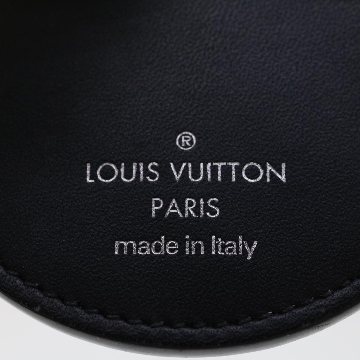 LOUIS VUITTON Monogram Eclipse Porte Cles Illustre Key Holder M64169 LV ac1968