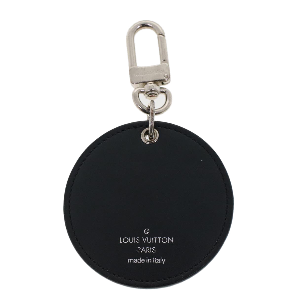 LOUIS VUITTON Monogram Eclipse Porte Cles Illustre Key Holder M64169 LV ac1968