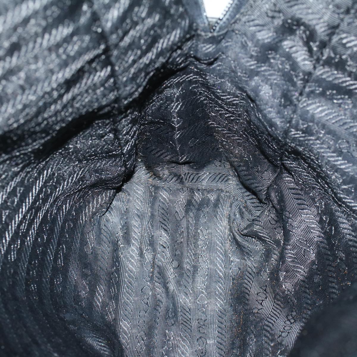 PRADA Shoulder Bag Nylon Black Auth ac1985