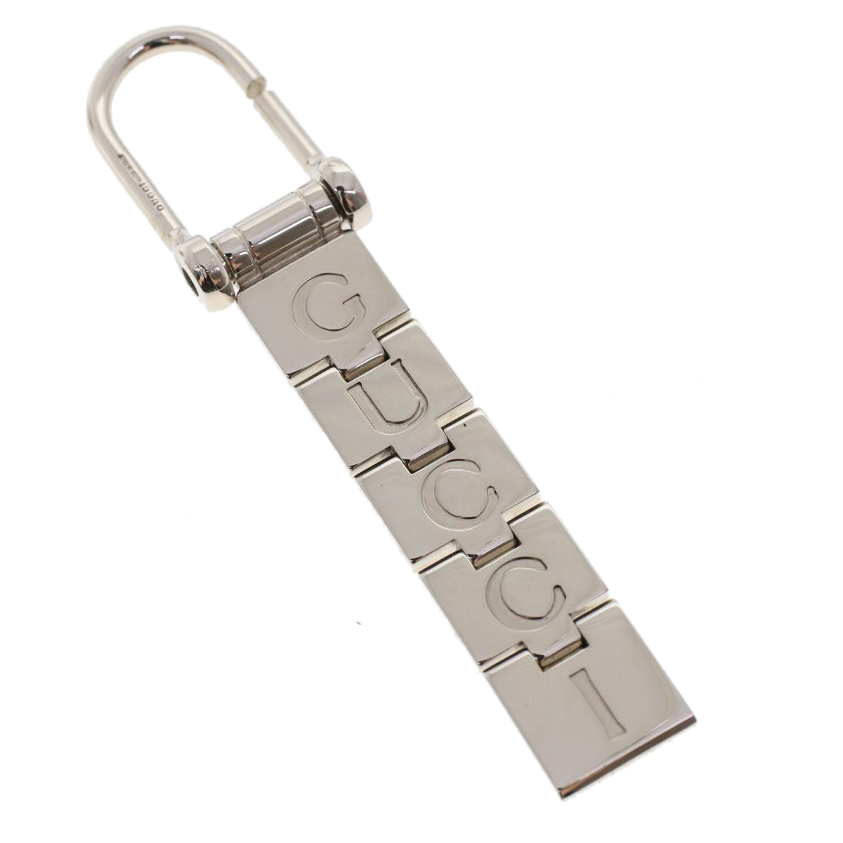 GUCCI Key Holder Metal Silver Auth ac2001 - 0