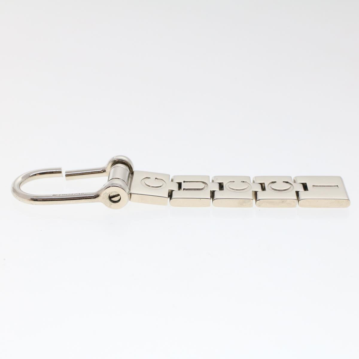 GUCCI Key Holder Metal Silver Auth ac2001