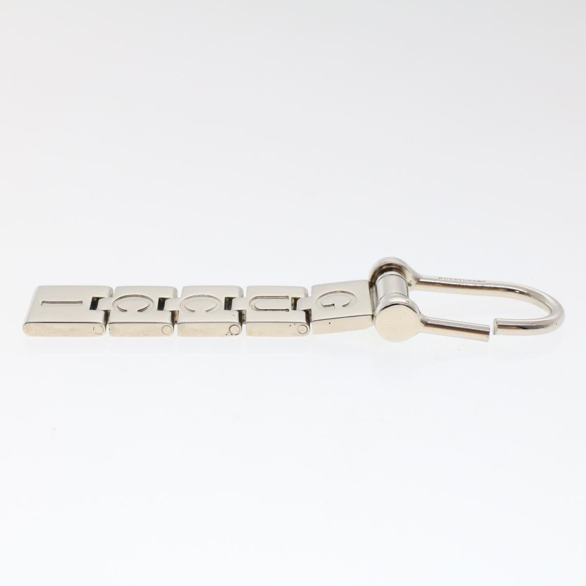 GUCCI Key Holder Metal Silver Auth ac2001