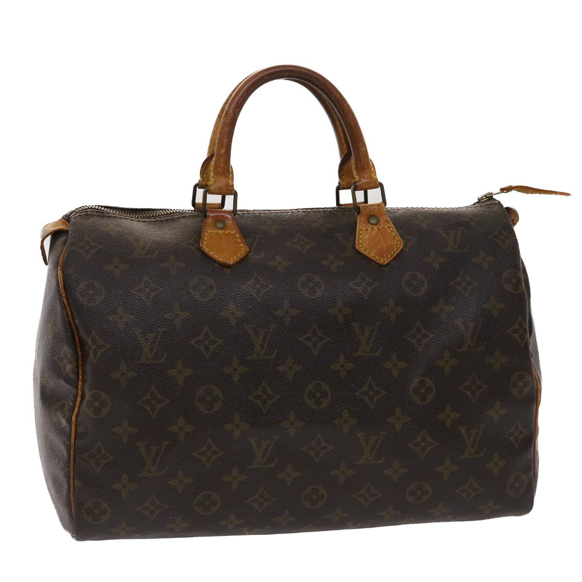 LOUIS VUITTON Monogram Speedy 35 Hand Bag M41524 LV Auth ac2008