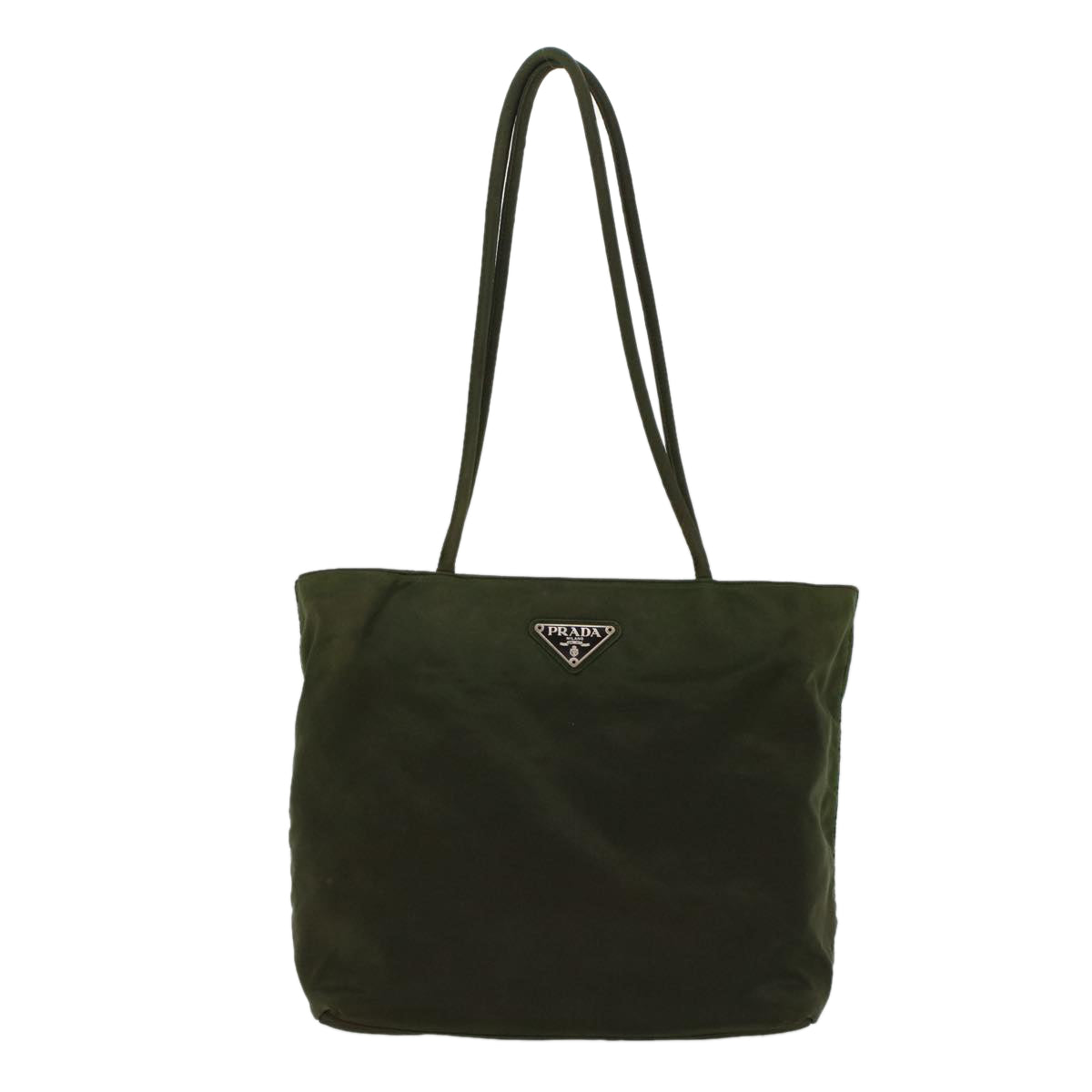 PRADA Shoulder Bag Nylon Green Auth ac2013