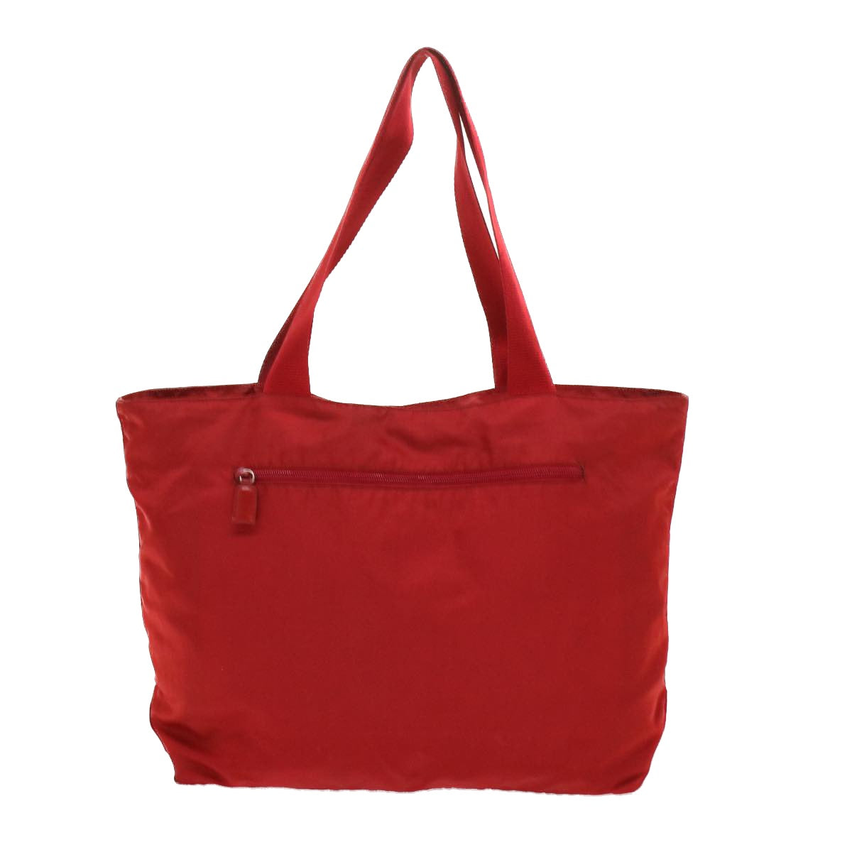 PRADA Shoulder Bag Nylon Red Auth ac2030