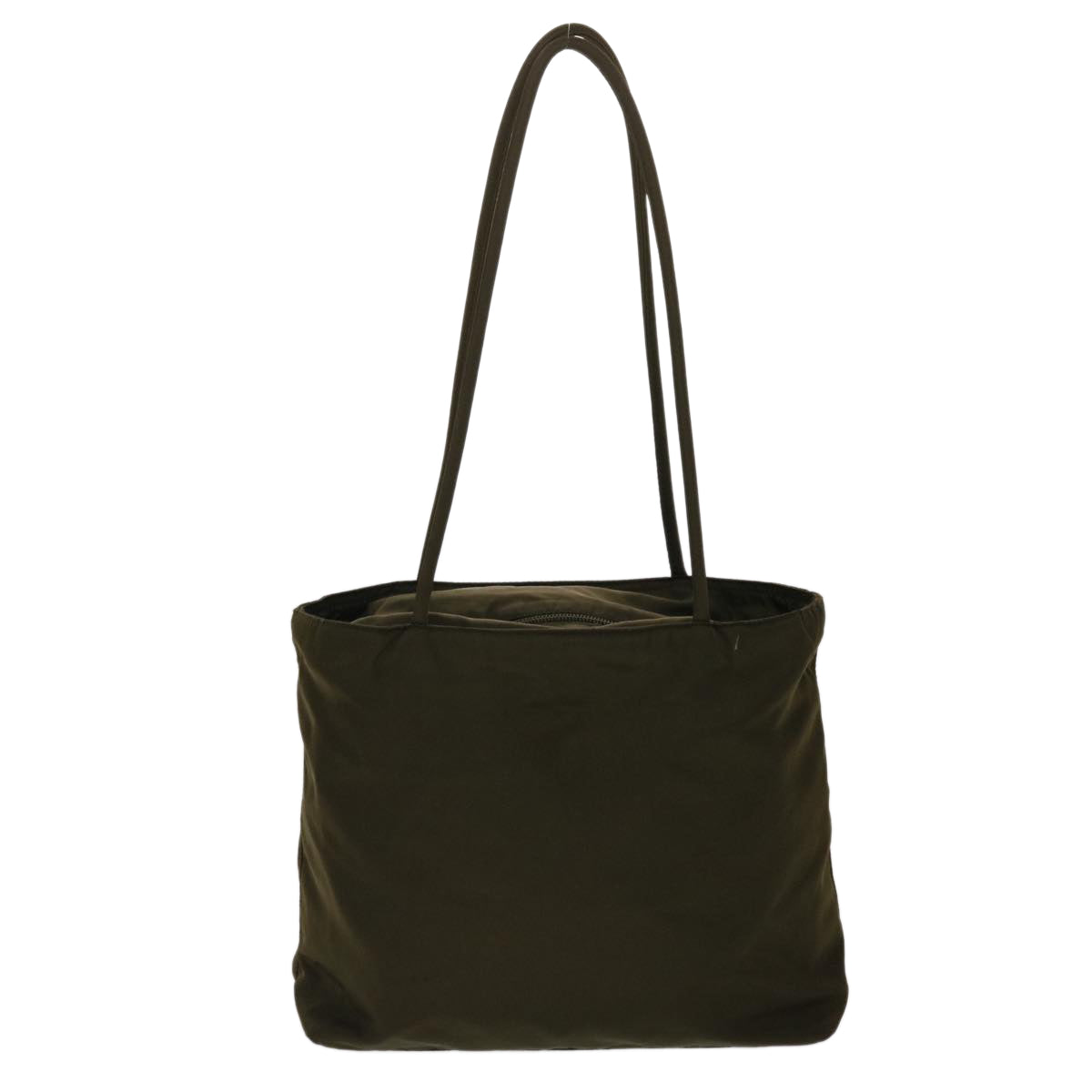 PRADA Shoulder Bag Nylon Green Auth ac2031 - 0