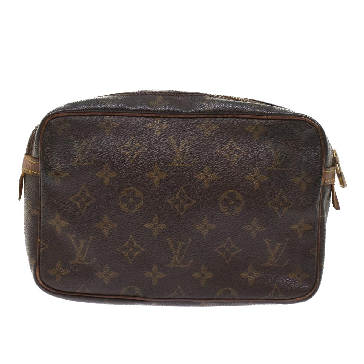 LOUIS VUITTON Monogram Compiegne 23 Clutch Bag M51847 LV Auth ac2035 - 0