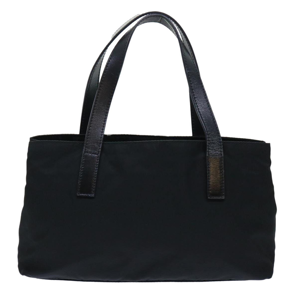 PRADA Hand Bag Nylon Black Auth ac2075