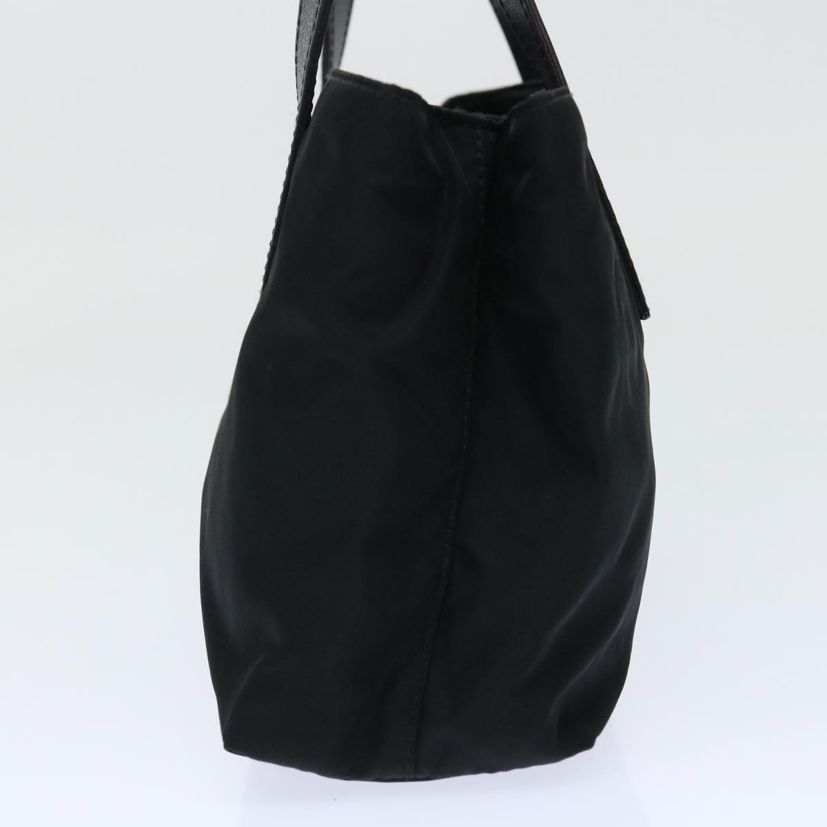 PRADA Hand Bag Nylon Black Auth ac2075