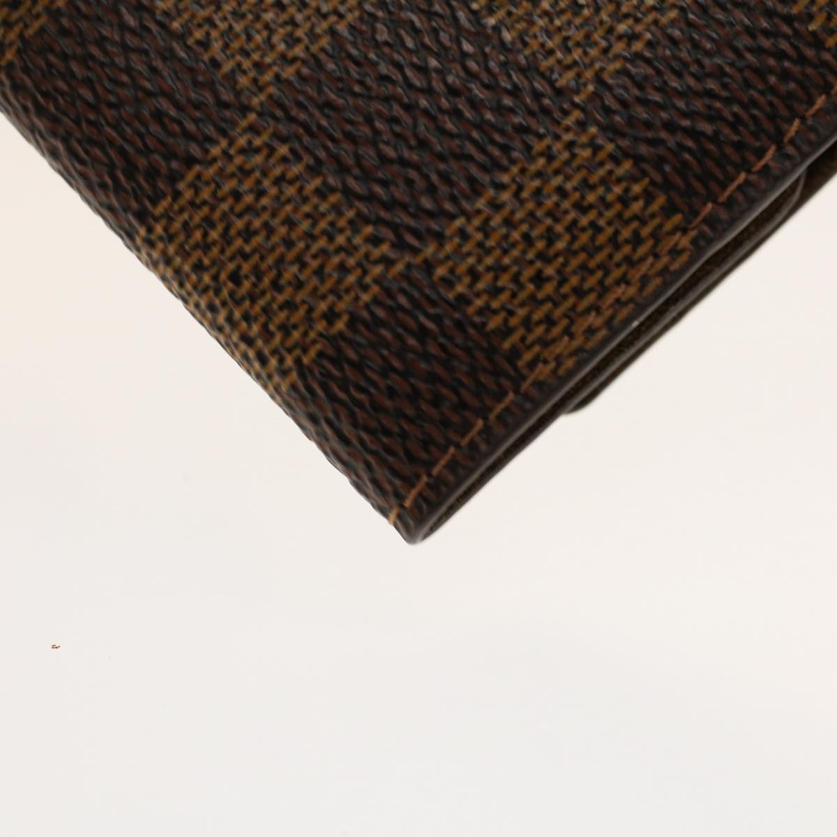 LOUIS VUITTON Damier Ebene Bouton De Manchette Motif Cuffs M61971 LV Auth ac2078