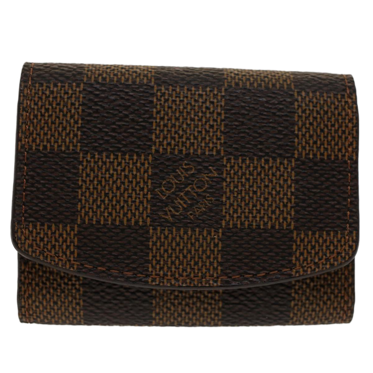 LOUIS VUITTON Damier Ebene Bouton De Manchette Motif Cuffs M61971 LV Auth ac2079