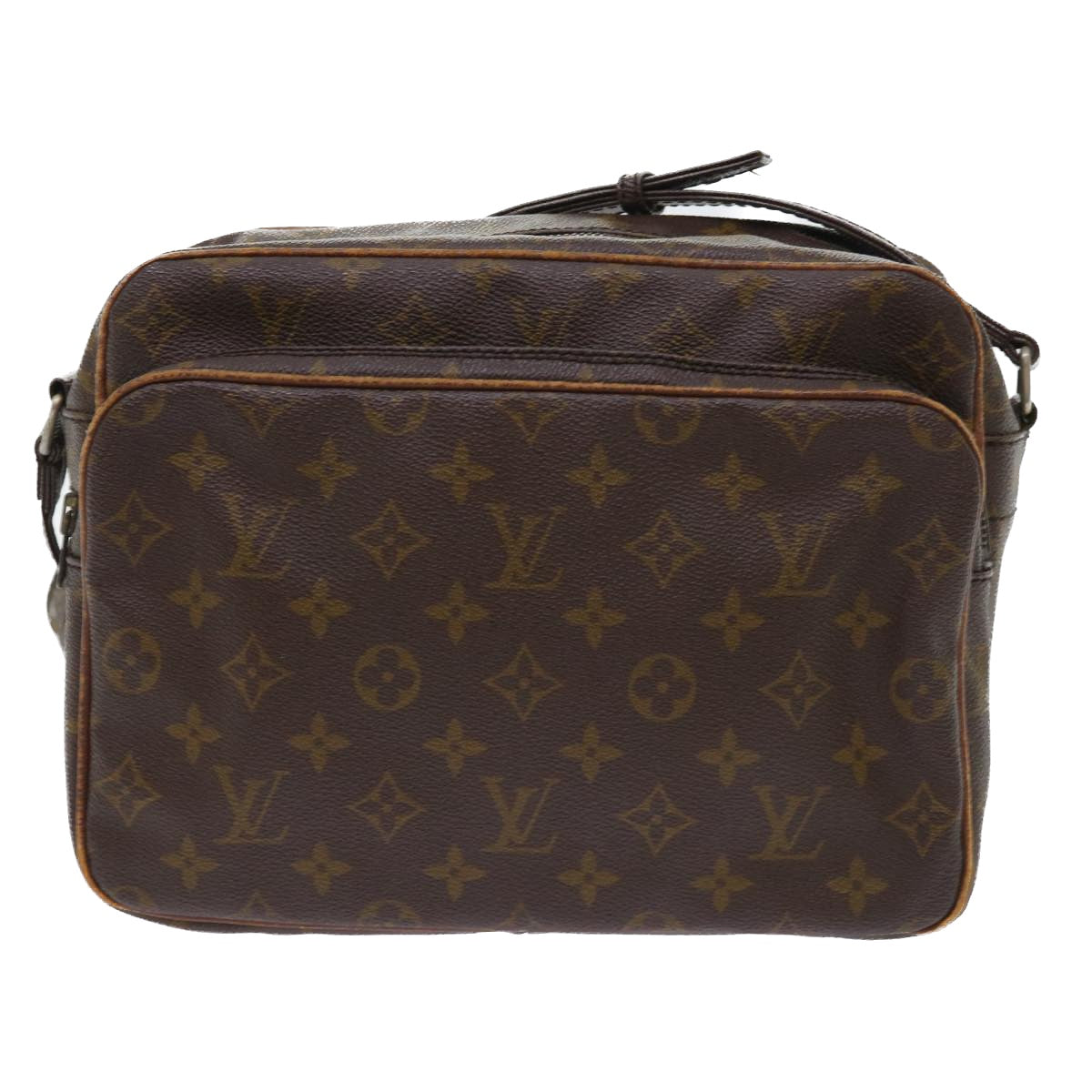 LOUIS VUITTON Monogram Nile Shoulder Bag Vintage M45244 LV Auth ac2102